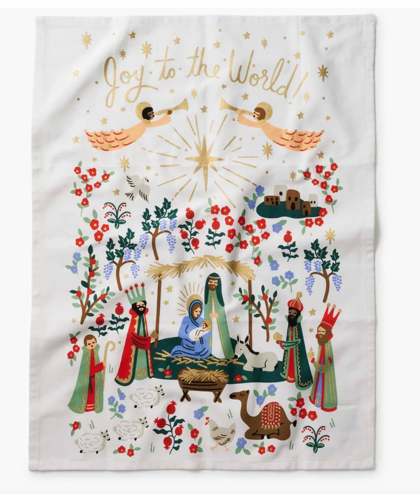Nativity Tea Towel