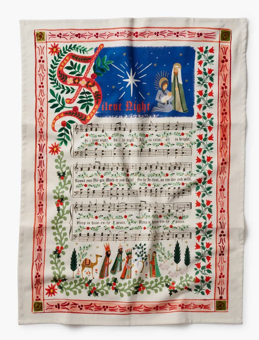 Silent Night Tea Towel