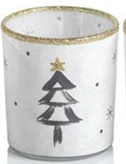 Tree Glass Tealight Holder - 3 Styles