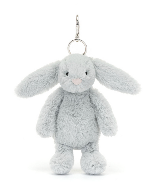 Bashful Silver Bunny Bag Charm