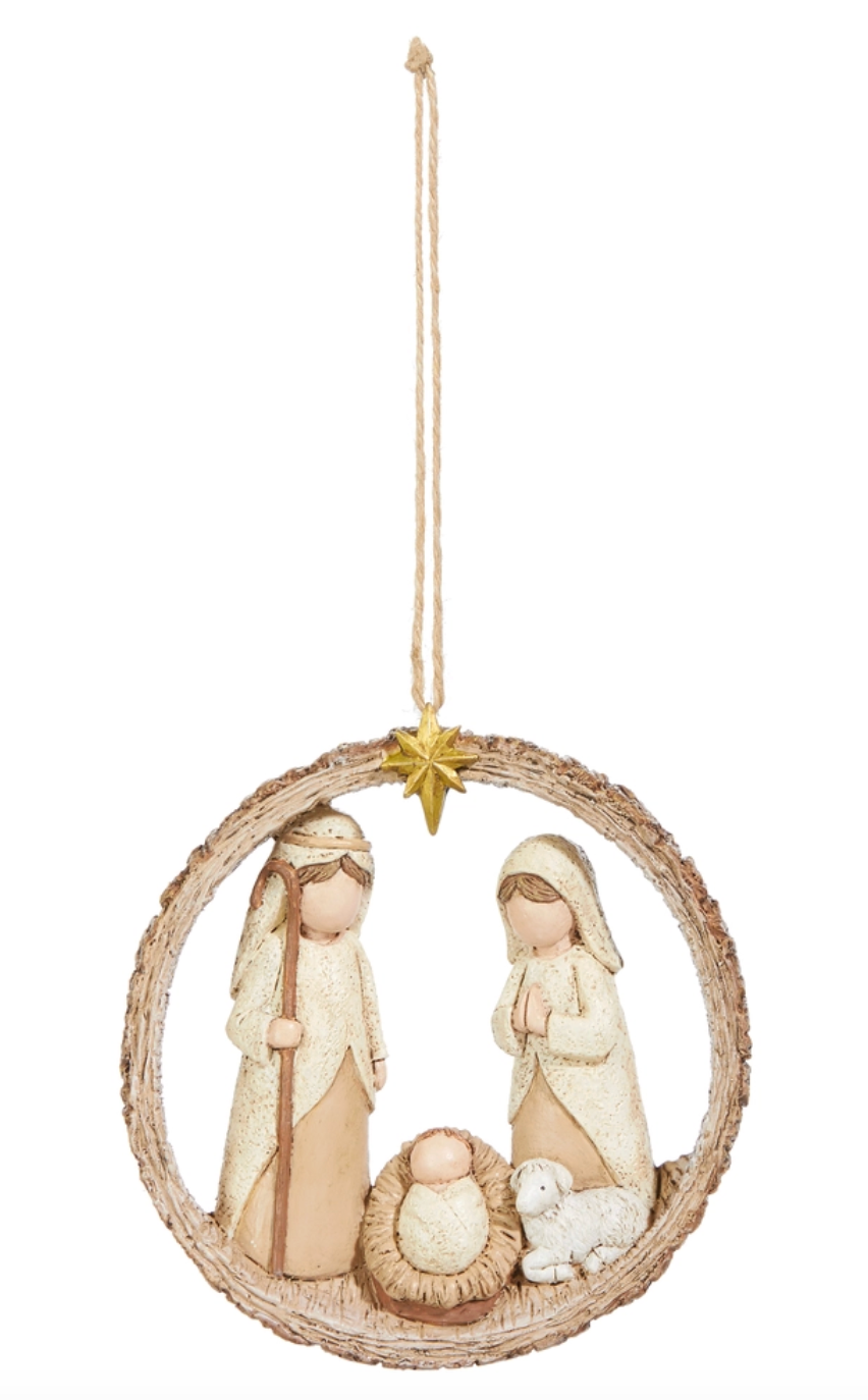 4.5" Holy Family Ornament