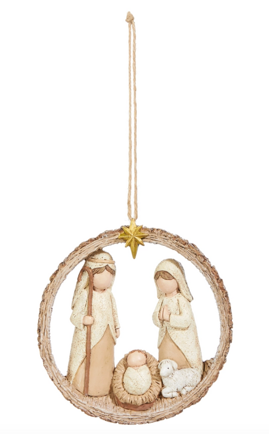 4.5" Holy Family Ornament
