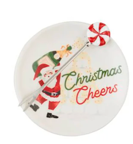 Holiday Tapas Plate & Fork Sets