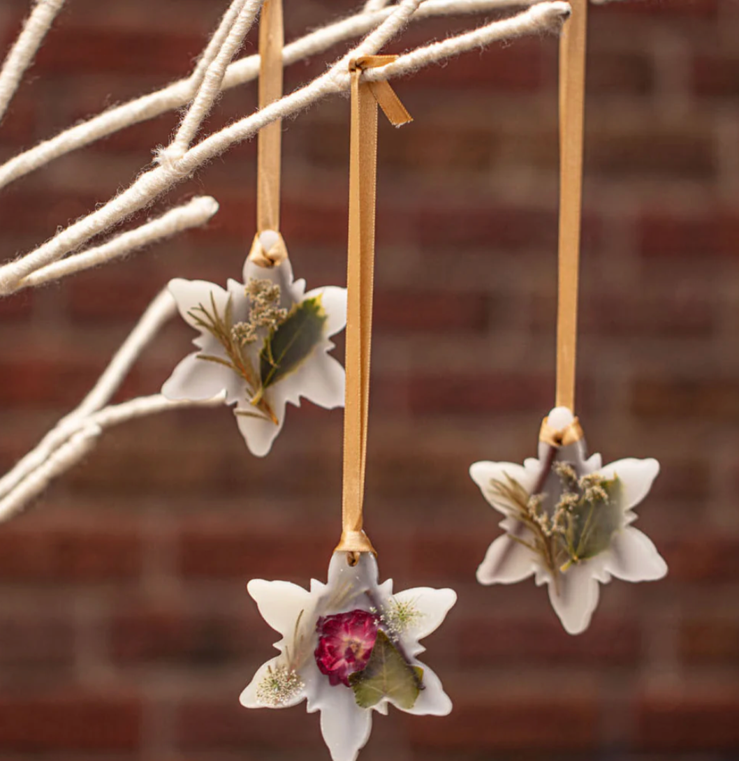 Snowflake Botanical Sachet - Spicy Apple