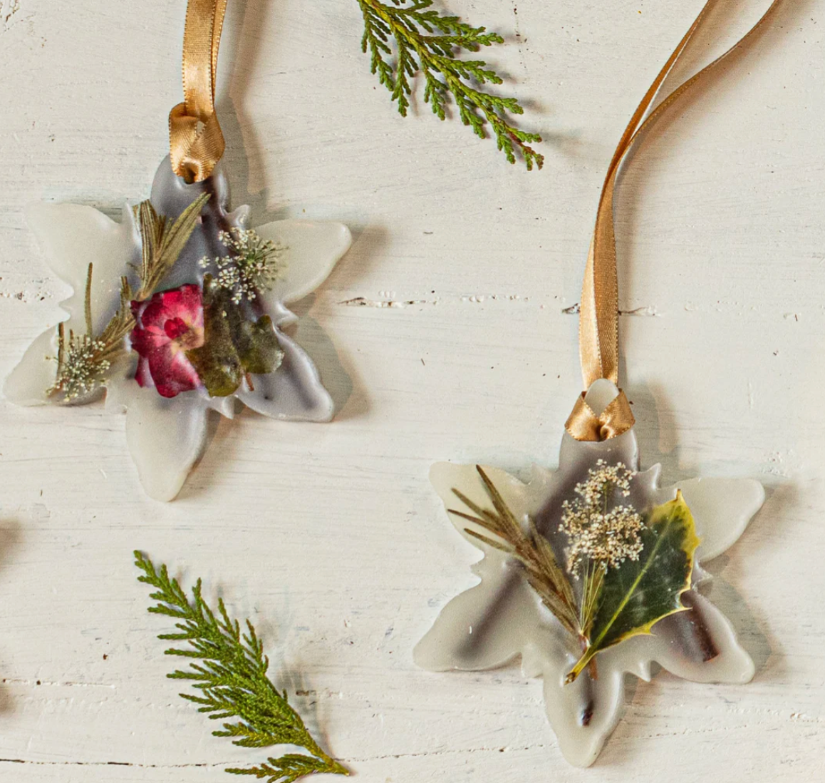 Snowflake Botanical Sachet - Spicy Apple