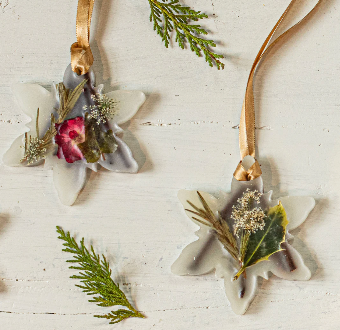 Forest Snowflake Botanical Sachet