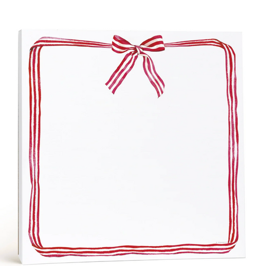 Red Ribbon Candy Chunky Notepad