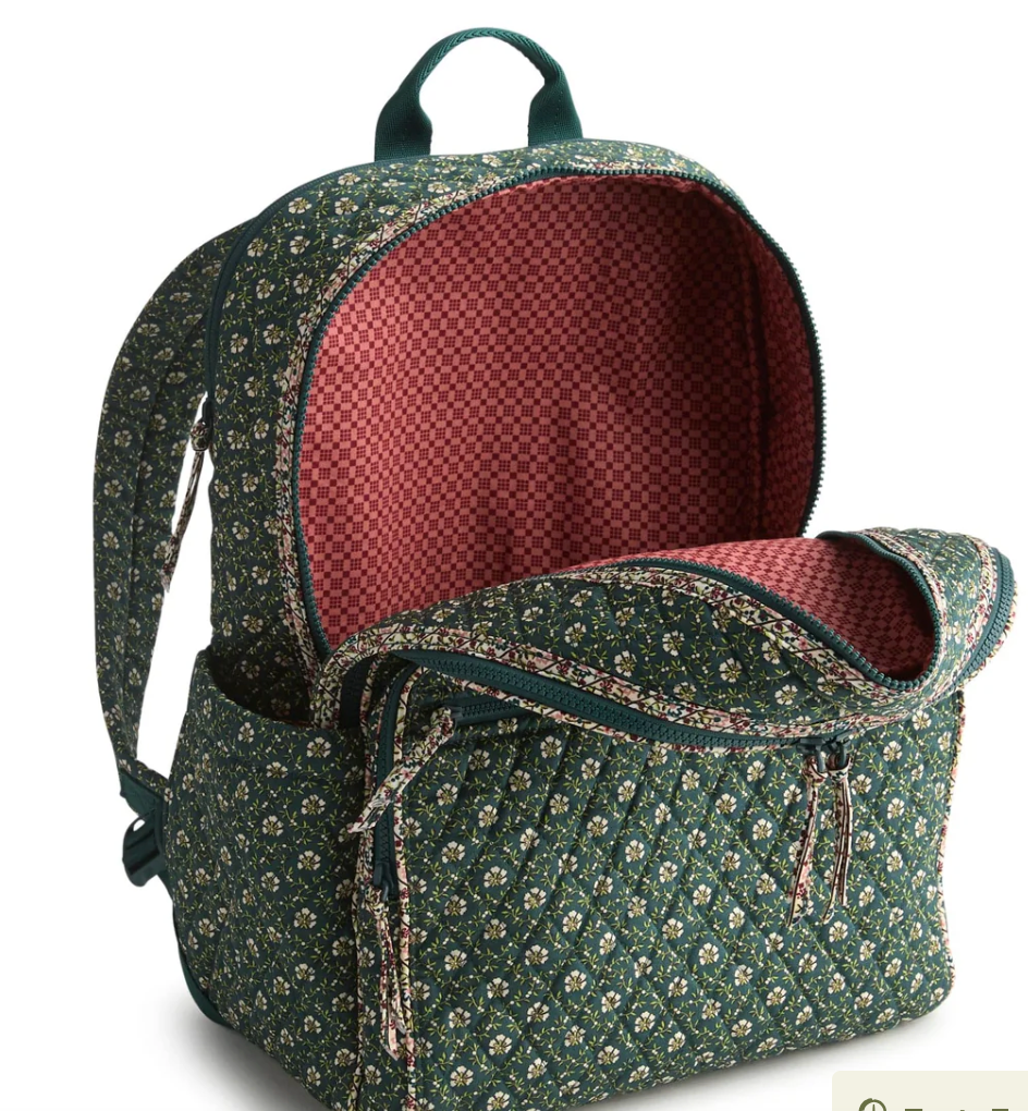 Large Bancroft Backpack-Mistletoe Lattice