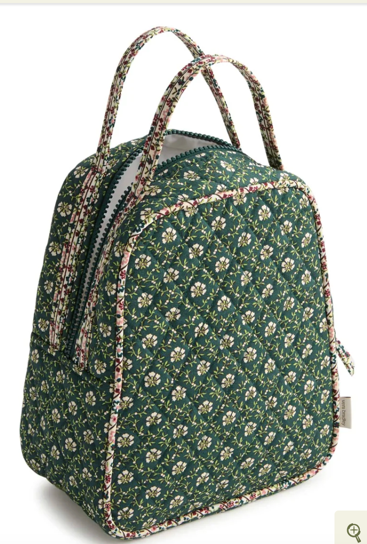 Lunch Bag-Mistletoe Lattice