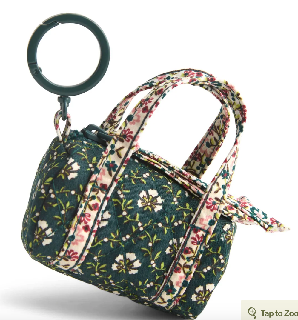 Original Duffel Bag Charm-Mistletoe Lattice