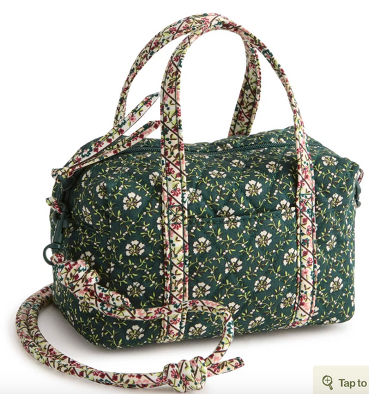 Mini Original Duffel Crossbody : Mistletoe Lattice