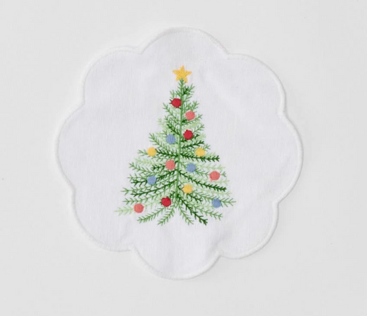 Cocktail Napkins-Holiday Tree-Set of 4