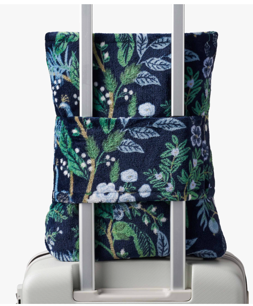 Travel Fleece Blanket- Peacock