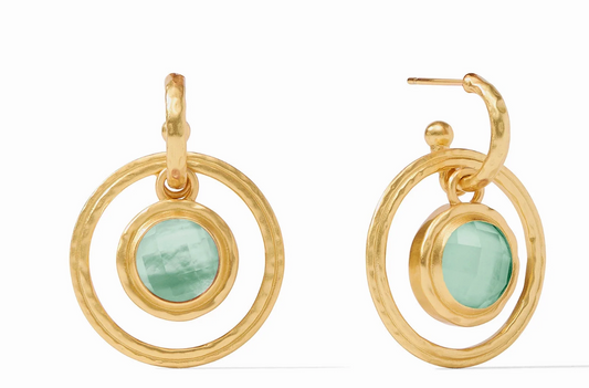 Astor 6-in-1 Charm Earring-Iridescent Aquamarine Blue