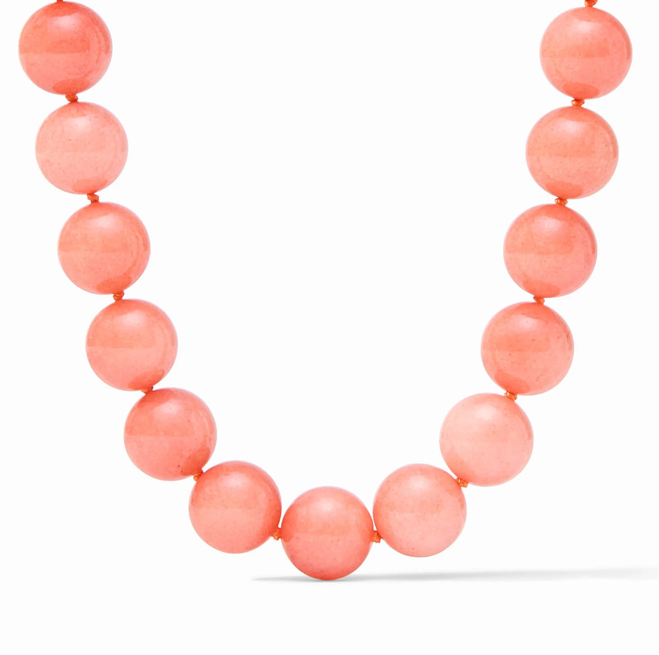 Portofino Beaded Necklace-Melon Jade