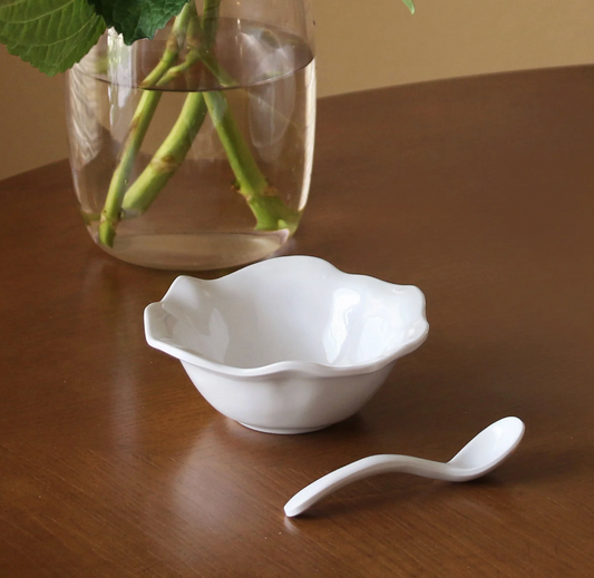 VIDA Havana Mini Bowl with Spoon (White)