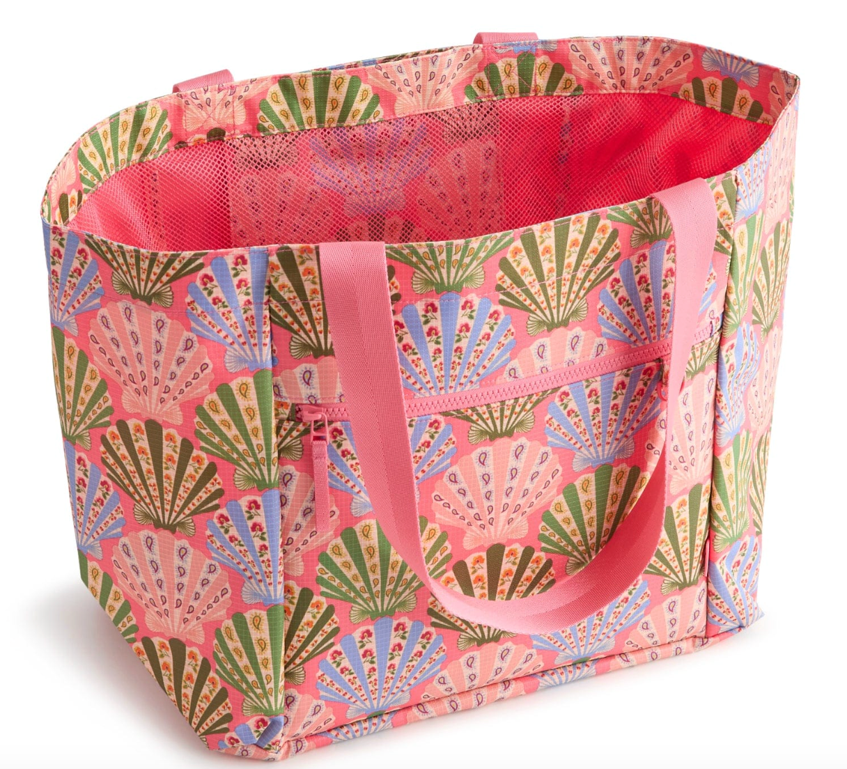 Drawstring Family Tote- Cottage Shells