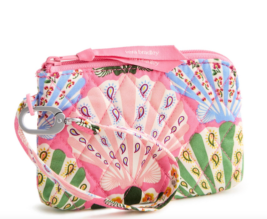 Clip & Zip Wristlet-Cottage Shells