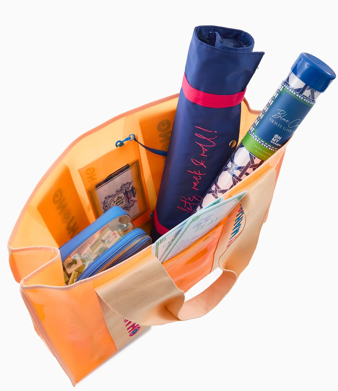 Orange Beach Bag