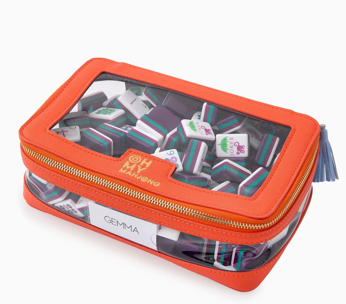 Orange Tile Storage Bag