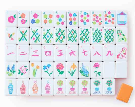 Sunset Mahjong Tiles