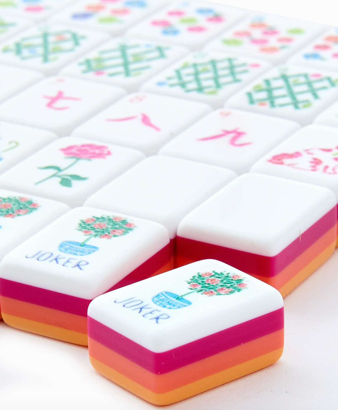 Sunset Mahjong Tiles