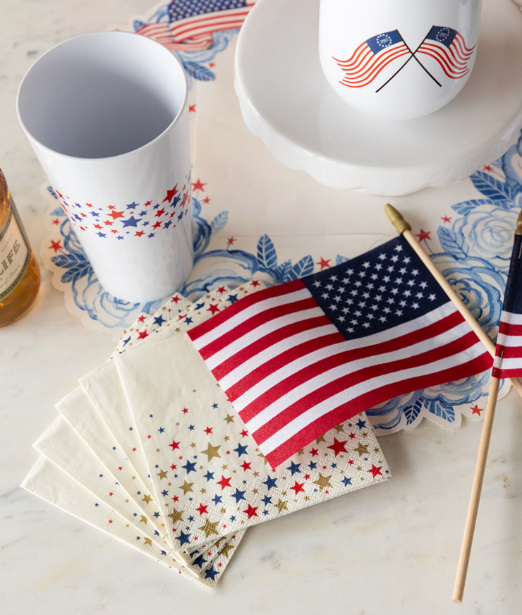 Star-Spangled Cocktail Napkin