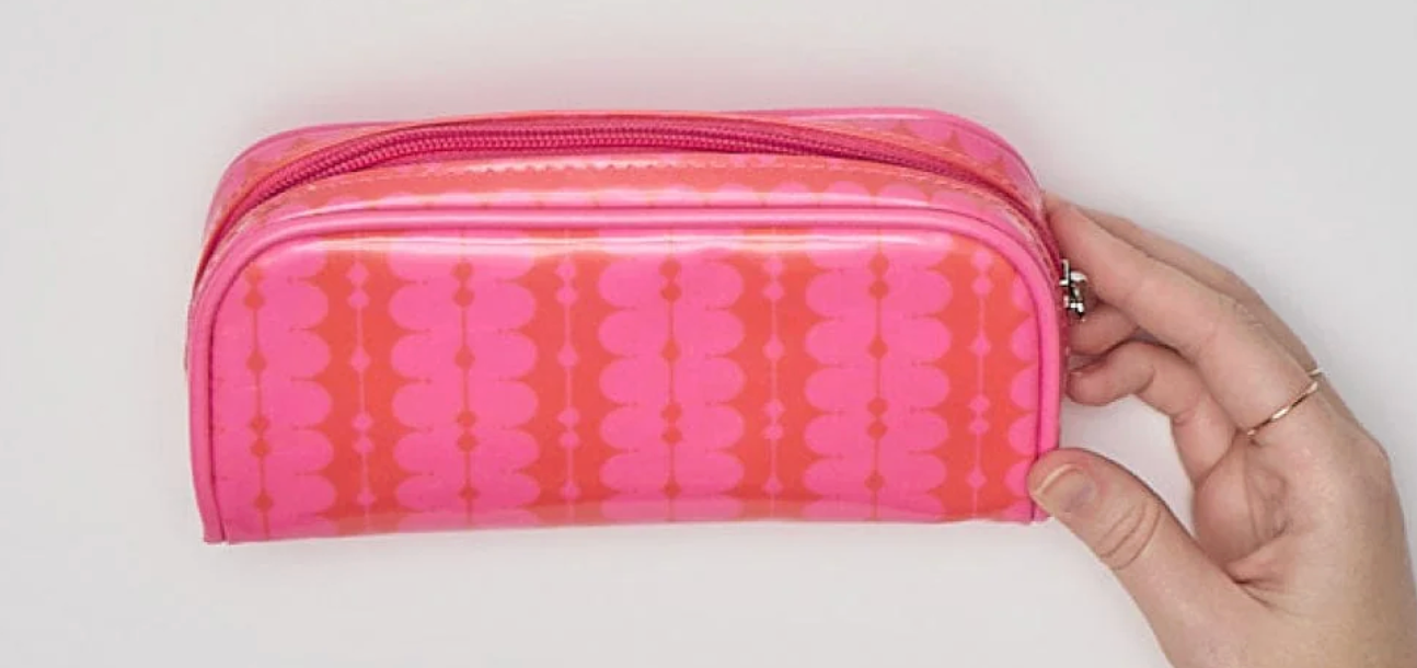 Mini Patterned Toiletry Bag- Paloma