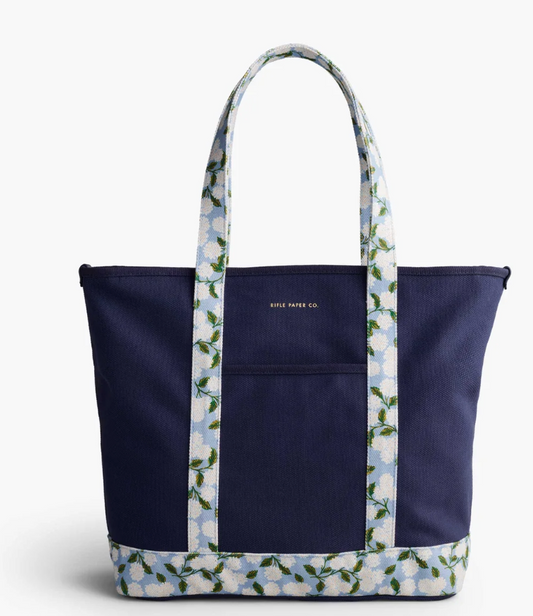 Hydrangea Canvas Carry All