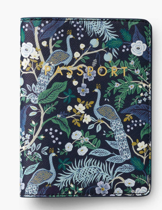 Peacock Passport Holder