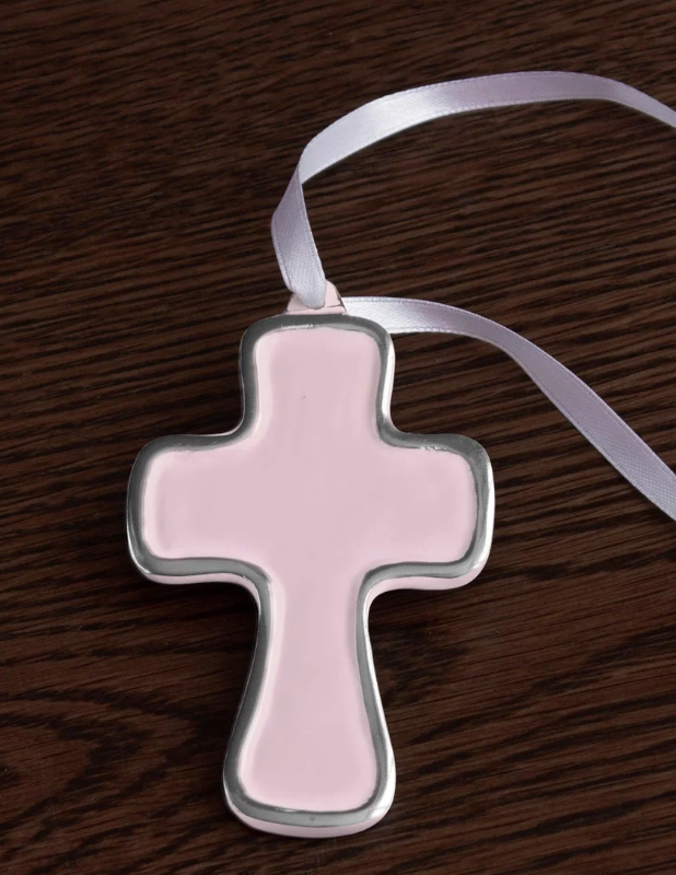 ENCANTO Athens Cross Ornament (Camellia)