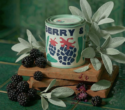 Blackberry & Sage 6 oz Tin Rewined Market Candles