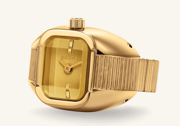 Nocturne Time Ring  Deep-Gold/Amber