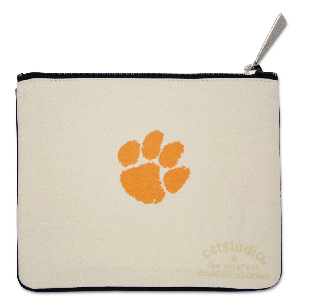 Clemson University Collegiate Zip Pouch