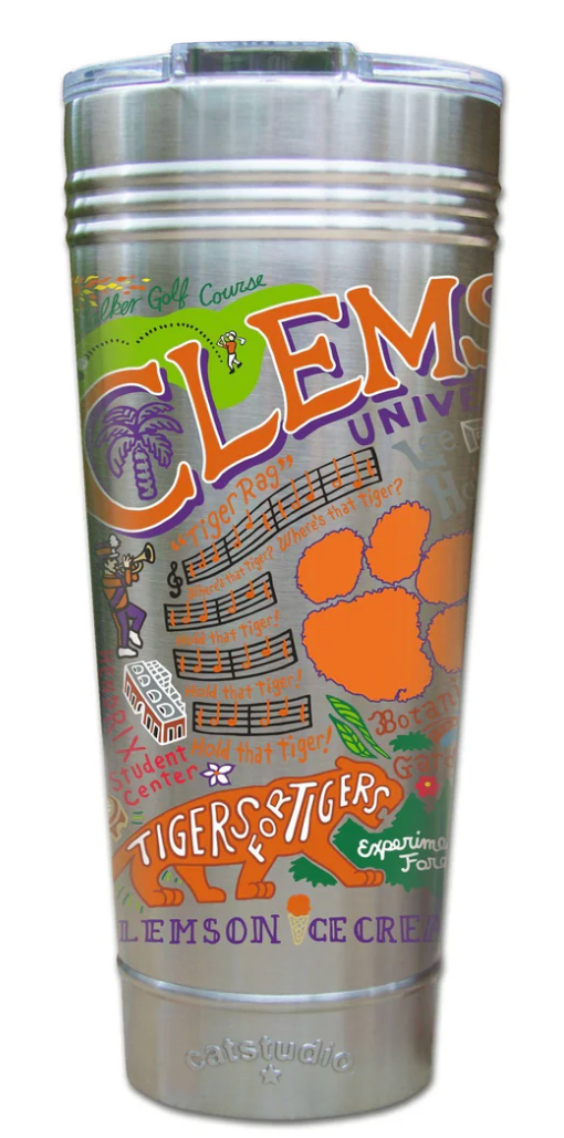 Clemson University Collegiate Thermal Tumbler