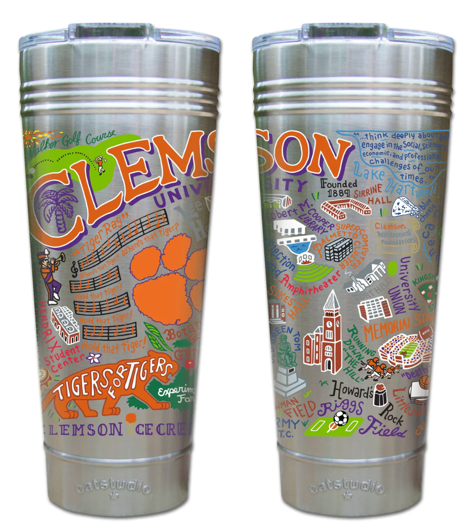 Clemson University Collegiate Thermal Tumbler