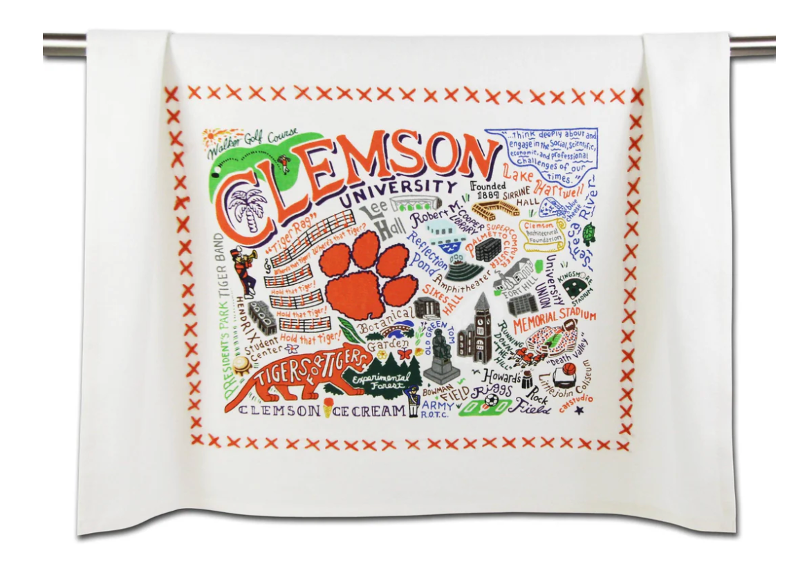 Clemson University Collegiate Dish Towel