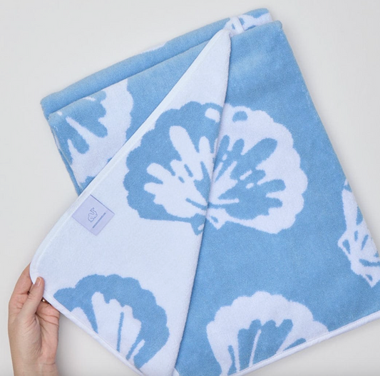 Beach Towel- Blue Shell
