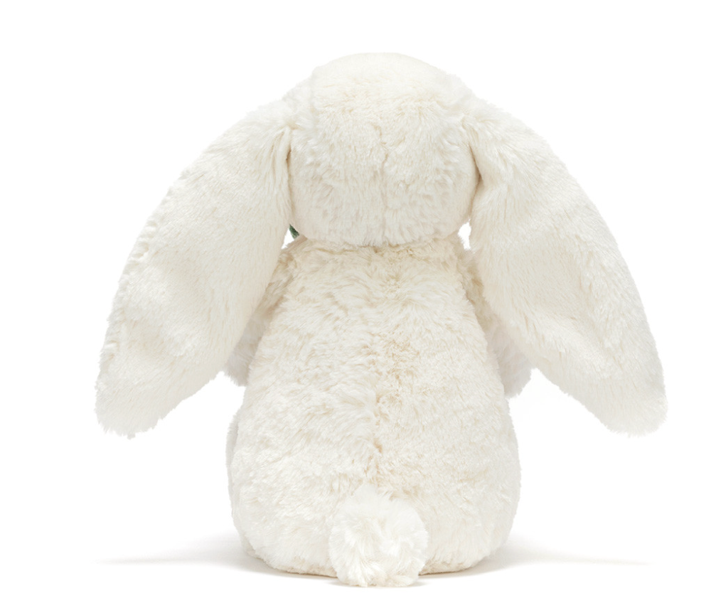 Cream Bunny with Plant