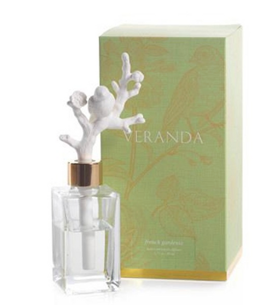 Veranda Bird on Branch Porcelain Diffuser - French Gardenia