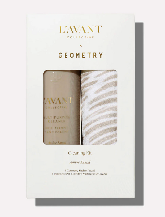L'AVANT x Geometry Cleaning Kit - Ambre Santal