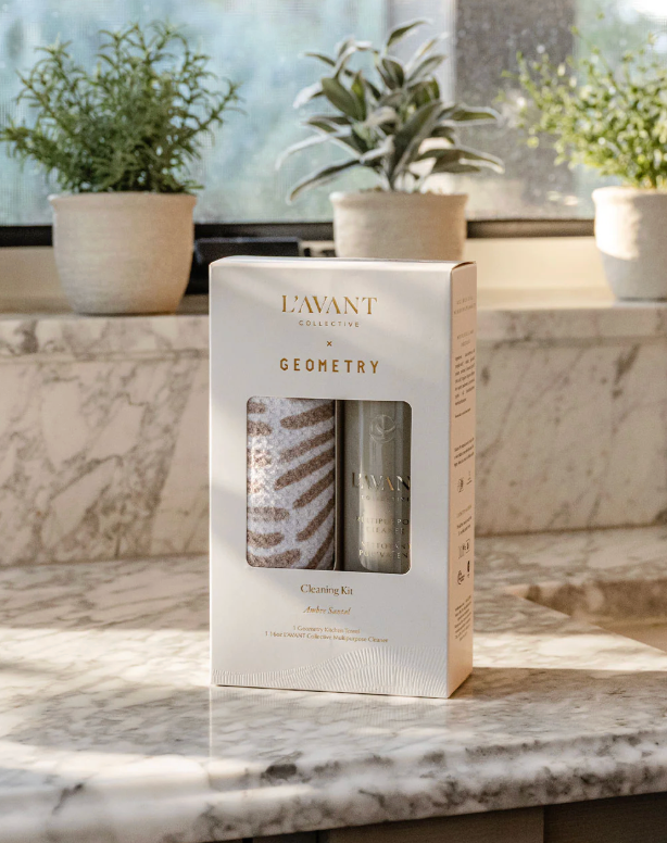 L'AVANT x Geometry Cleaning Kit - Ambre Santal