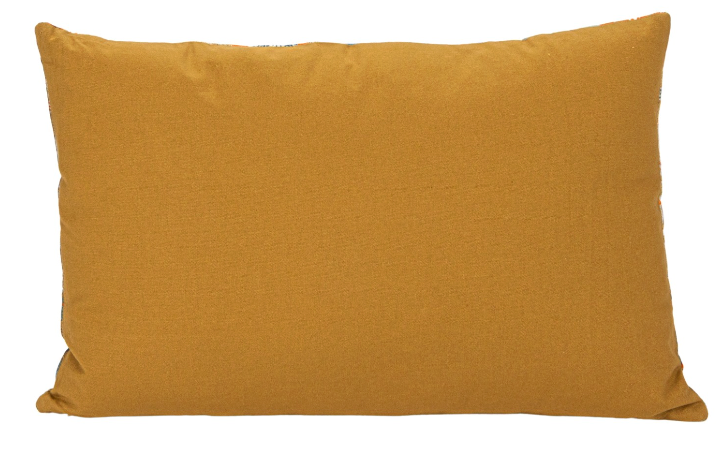 Cotton Velvet Printed Lumbar Pillow-Birds & Flowers