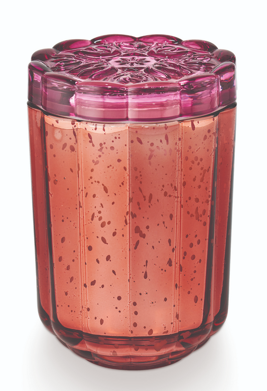 Pink Pepper Fruit Flourish Glass
