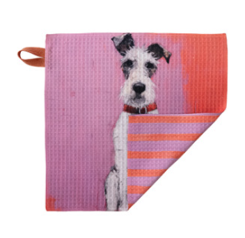 Printed Recycled Microfibre Two-Sided Dish Cloth, 8 Styles