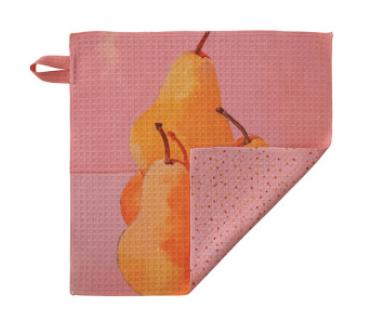 Printed Recycled Microfibre Two-Sided Dish Cloth, 8 Styles