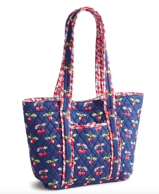 Small Hathaway Tote Bag-Cherry Picking