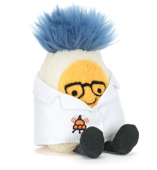 Amuseables Boiled Egg Scientist Outfit