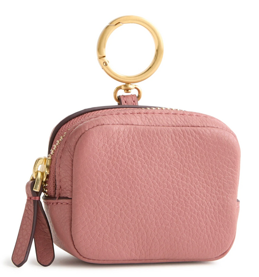 Zip Earbud Bag Charm : Withered Rose