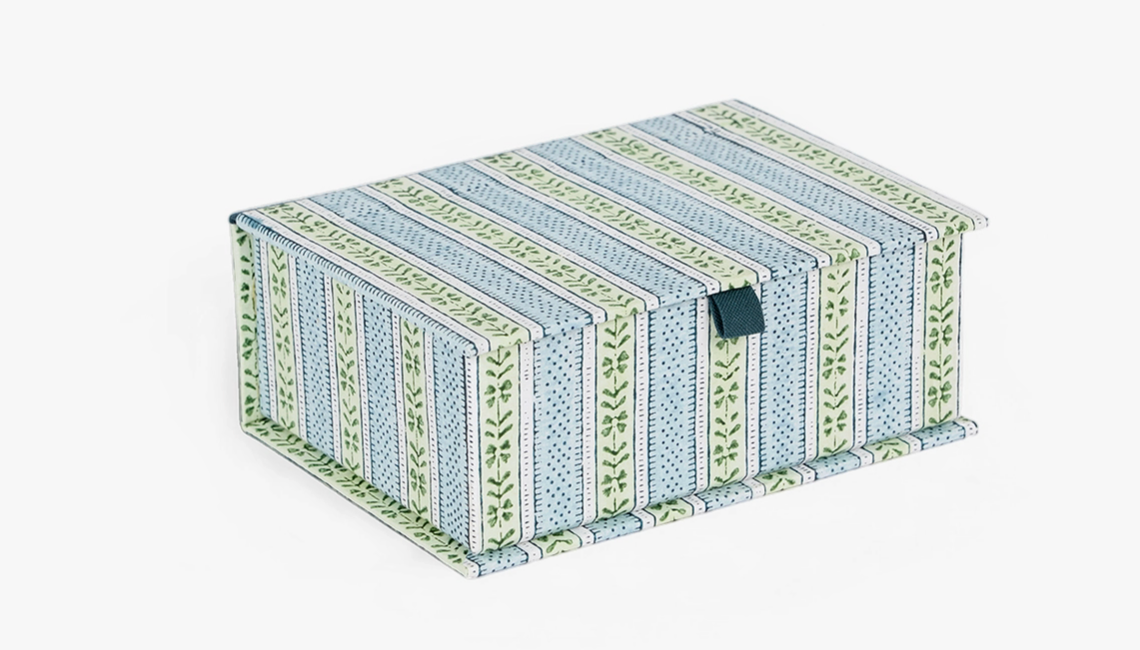 Block-Printed Keepsake Box - Sky Rhea & Vana